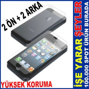 2 ADET IPHONE 5G EKRAN KORUYUCU JELATİN FİLM