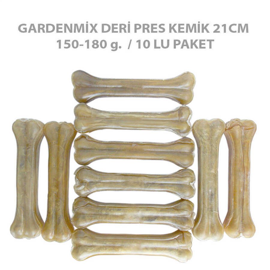 Gardenmix Deri Pres Kemik 21cm 150-180gr 10lu Paket