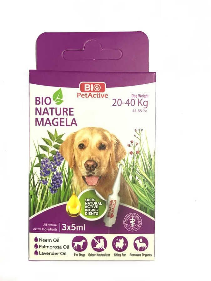 Bio Nature Magela Köpek Mor Ense Damlası 20-40 Kg 5ml