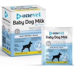 OneVet Köpek Süt Tozu Saşe (Whey Protein + İnülin)10x5 gr.