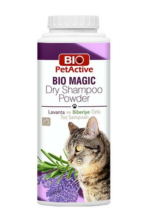 BioPetActive Bio Magic Dry Shampoo Powder  Kedi Toz Şampuan 150 Gr