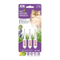 Bio Nature Magela KEDİ   Ense Damlası 3x1ml 1-5 Kg