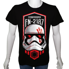 Unisex T-shirt Siyah 'Sinema&Dizi/SW Trooper2' Baskılı