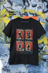 Unisex T-shirt Siyah 'Müzik / Metallica3' 2Baskılı