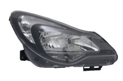 Far Ön Sağ (Siyah) Opel Corsa 2011-2014 Arası