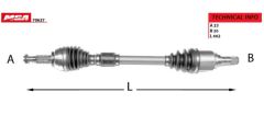 Aks Ön Sol 1.5 Clio IV (Abs'Li)