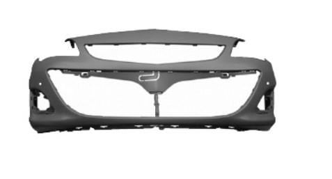 Opel Astra J Ön Tampon Sen.Delikli Astarlı 12--Tüv