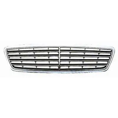 Mercedes W203 Ön Panjur 9 Kuşak.Chrmercedes Siy.Av.00