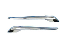 Opel Crossland X Ön Panjur Kuşağı Krom Set 16-