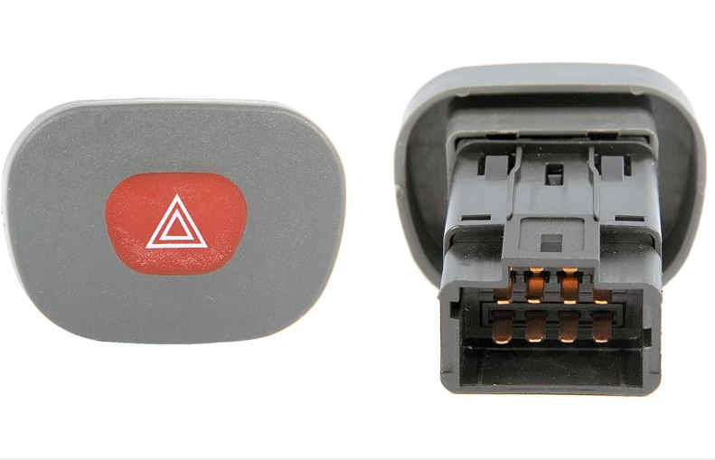 Dörtlü (Flaşör) Anahtarı Clio Symbol 1998-2006 Arası Modeller İçin-Clio Hb 1998-2003 Arası Modeller İçin
