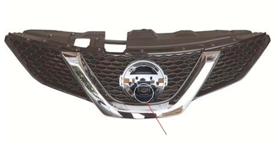 Nissan Qashqai Ön Panjur Kamera Dlkli 13-