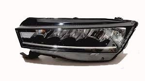 Octavıa Ön Far Elektrikli Motorlu Led Sol 19-