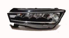 Octavıa Ön Far Elektrikli Motorlu Led Sol 19-