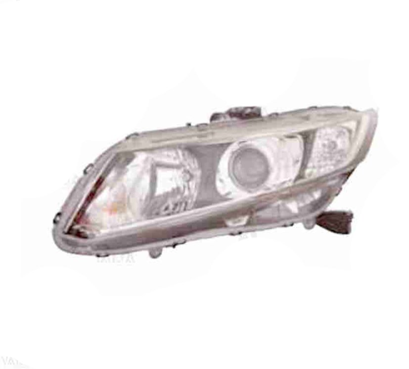 Far Ön Sol (Siyah) Honda Civic 2012-2016 Arası S Tip Soketli
