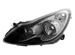 Far Ön Sol (Siyah-Krom) Opel Corsa D 2006-2012 Arası