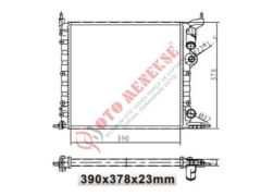 Su Radyatörü R19 1.4-1.6-1.8 (Klimasız Karbüratörlü)