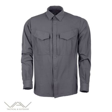 VAV Uzun Kol Gömlek Tacflex-03 Füme 4XL