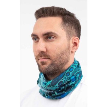 VAV BUFFO01 Boyunluk, Bileklik. Bandana Mavi