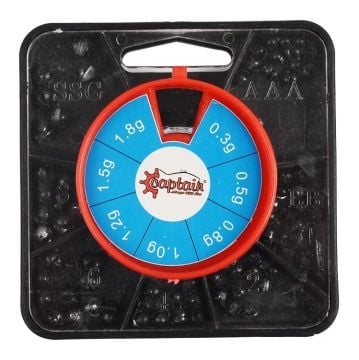Captain Kutu Kurşun Seti 6598 Yuvarlak Yarık 100gr