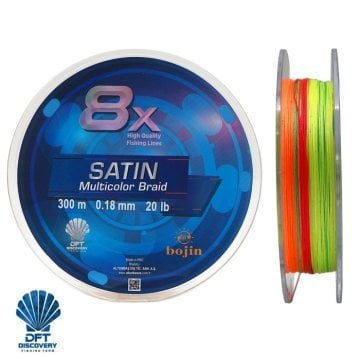 DFT Bojin 8X Satin M.Color İp Misina  0.18mm 300 m