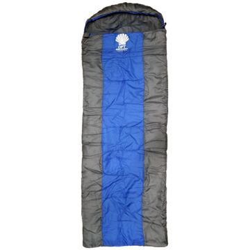 S. DFT Düz-Başlık 190+30x75cm Gri 0°Uyku Tulumu