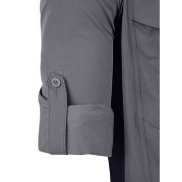 VAV Uzun Kol Gömlek Tacflex-03 - Füme - XL