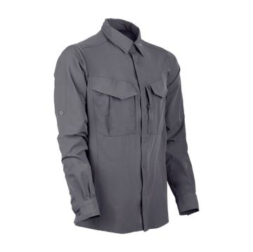 VAV Uzun Kol Gömlek Tacflex-03 - Füme - XXL