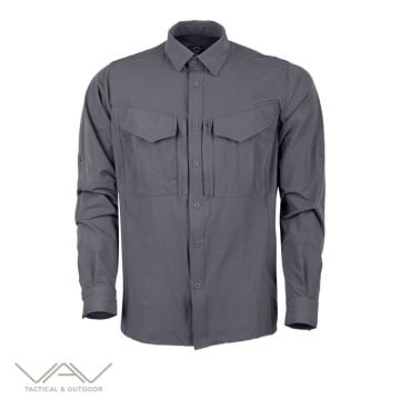 VAV Uzun Kol Gömlek Tacflex-03 - Füme - XXL