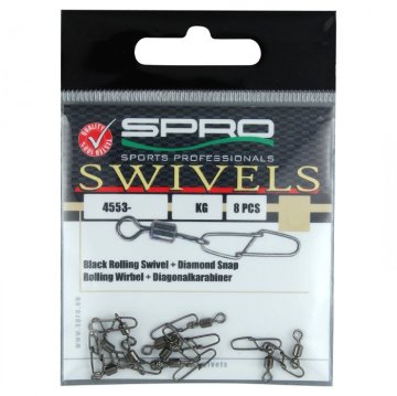 T.SPRO Diamond Klipsli Fırdöndü No:02 - 8 Adet