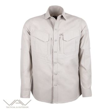 VAV Uzun Kol Gömlek Tactek-01 Toprak - XXS