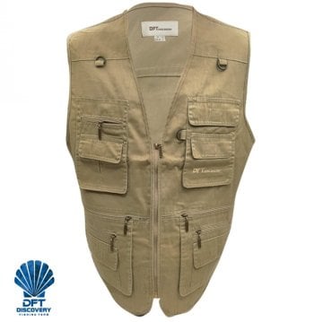 DFT Discovery Çok Cepli Yelek - Bej - 2XL