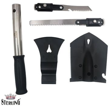 S. STERLING Kamp Seti (Kürek, Bıçak,Testere, Balta)