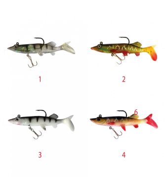 Captain 3546 Steady Pike Soft 10cm Turna Silikonu Suni Balık