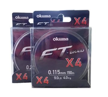 Okuma Ft-*4 Braided Line 150 mt Grey Örgü İp