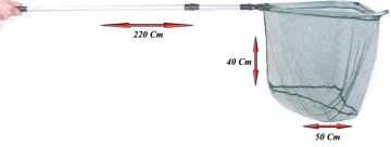 Captain 6725 Kepçe 2 Parça 220cm Teleskopik Kepçe 55x40cm Tor