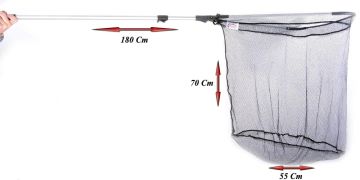 Captain 6730 Kepçe 2 Parça 180cm Teleskopik Kepçe 60x50cm tor