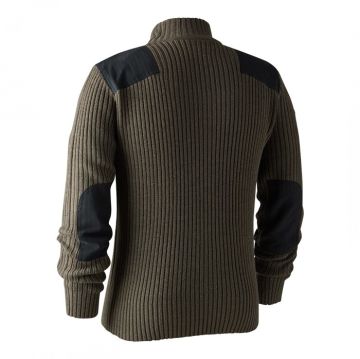 DEERHUNTER Rogaland Yarım Fermuarlı Kahve Kazak 2XL
