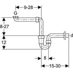 Geberit Lavabo Sifonu