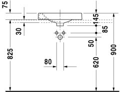 Duravit Architec Tezgah Üstü Lavabo (Beyaz)