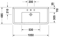 Duravit Starck 3 Etajerli Lavabo