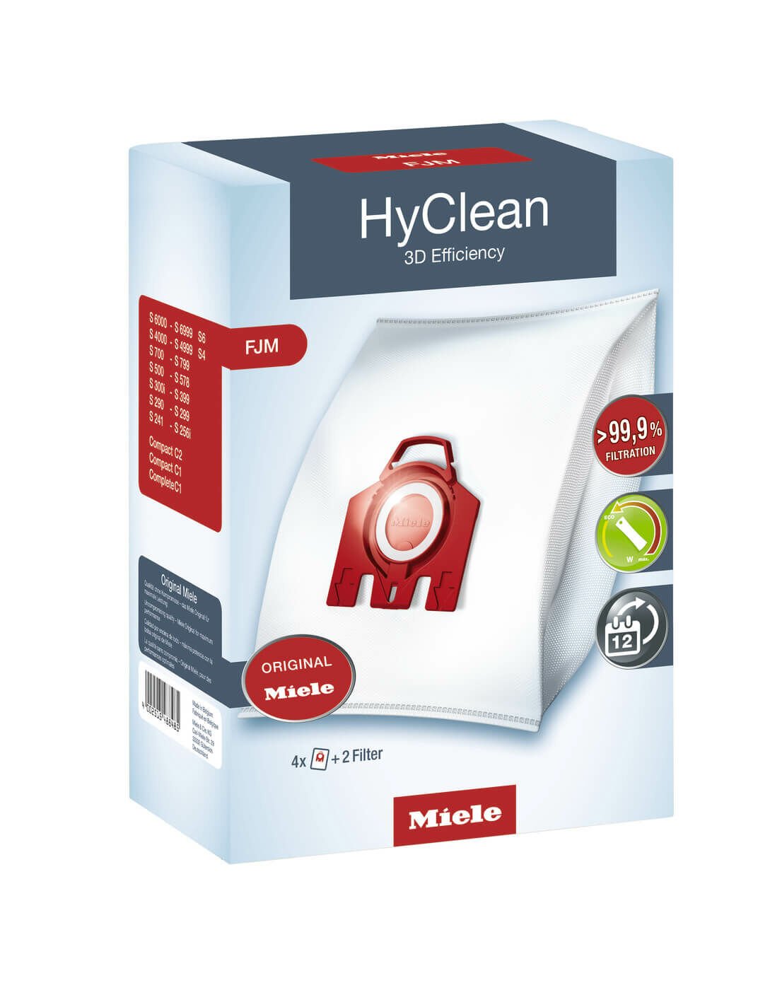 HyClean 3D 4'lü Toz Torbası FJM