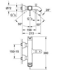 Grohe Grandera Tek Kumandalı Lavabo Bataryası