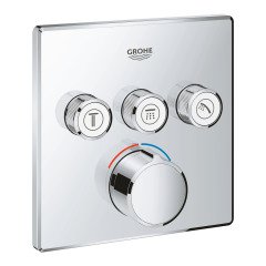 Grohe Ankastre Banyo Bat. 3 Çıkışlı SmartControl Krom