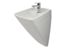 Bocchi Firenze Asma Monoblok Lavabo (Bataryası Banklı) (Parlak Beyaz)