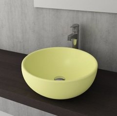 Bocchi Venezia Çanak Lavabo 45 Cm (Mat Sarı)