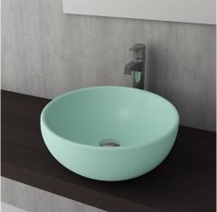 Bocchi Venezia Çanak Lavabo 45 Cm (Mat Mint Yeşili)