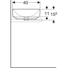 Geberit Variform Çanak Lavabo B55