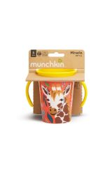 Munchkin Mucize 360° Wildlove Alıştırma Bardağı, 6ay , 177ml, Zürafa, 1 Paket 5019090518338