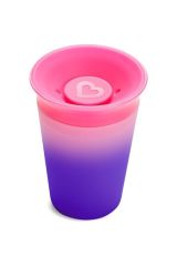 Munchkin Mucize 360° Renk Değiştiren Alıştırma Bardağı, 12ay+, 266ml, Pembe, 1 Adet 5019090518697