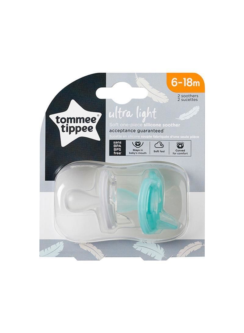 Tommee Tippee Ultra Hafif Soft Tek Parça Silikon Emzik 6-18M 2 Li